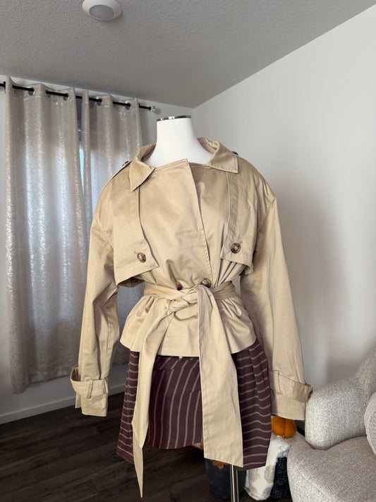 October in the City Trench Coat
