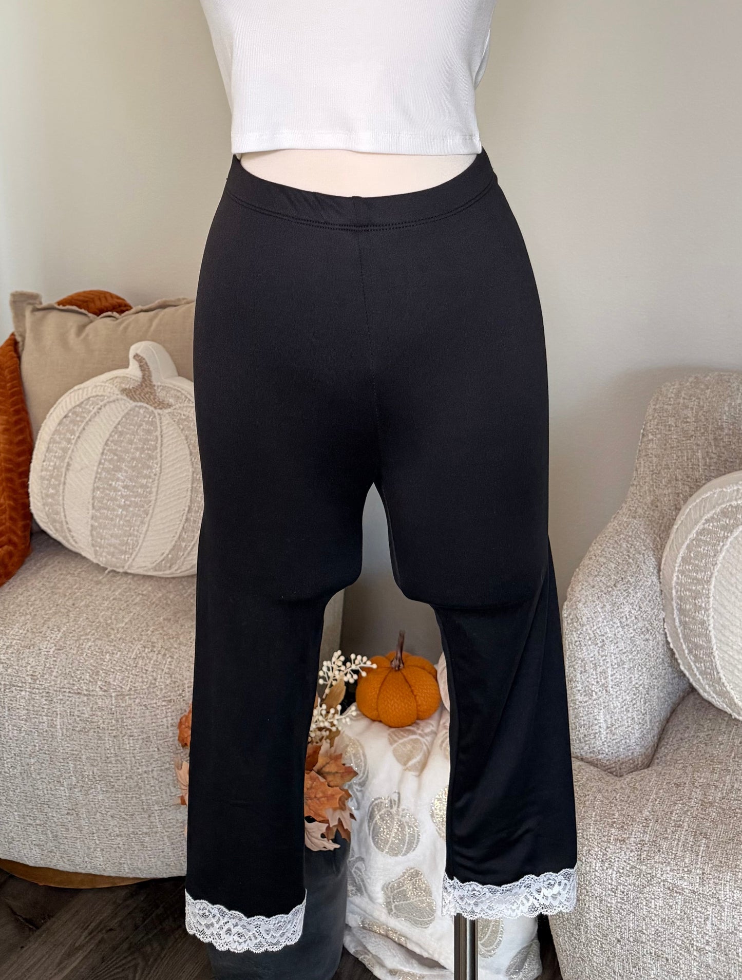 Laced With Love Capri Leggings